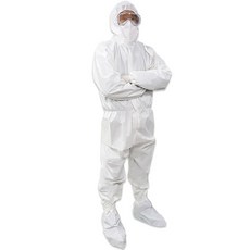 대원안전 에어가드 일회용 작업복, 흰색, 1개