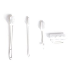 清潔多功能刷 + 方形地板刷 + 長柄縫隙刷 + 手柄清潔刷, 單一顏色, 1套