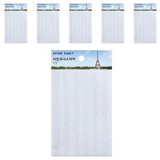 쁘띠팬시 사진코너스티커 DA5481, 투명, 6개