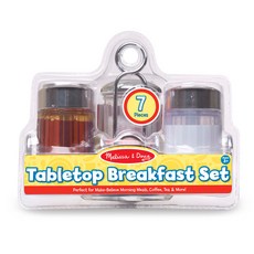 Melissa&Doug 美國瑪莉莎 晨間調味盒過家家套組 MD9359, 混色