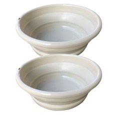 Funnic 2段變換折疊盆小, 2入, 淺褐色