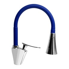 高級水龍頭 藍色, 1個