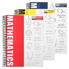 2Youngdesign 2格數學練習筆記本, 隨機出貨, 3入