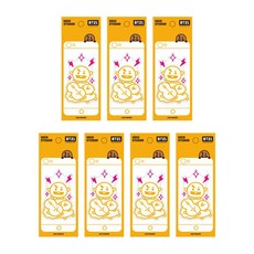 라인프렌즈 BT21 데코 스티커 모바일, 슈키, 7개입