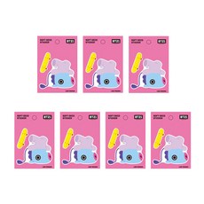 라인프렌즈 BT21 소프트 데코 스티커, 망, 7개입