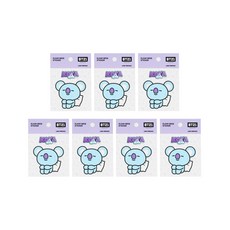 라인프렌즈 BT21 클리어 데코 스티커 2탄, 코야, 7개입