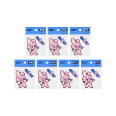 라인프렌즈 BT21 클리어 데코 스티커 2탄, 쿠키, 7개