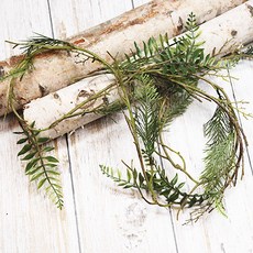 都市花園人造蕨類混合線 2入, 混色