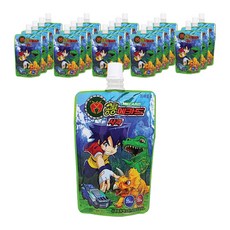 공룡메카드 파우치 음료, 사과, 20개, 100ml