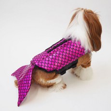 U&Pet 狗狗美人魚救生衣, 粉紅色