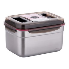 STEN LOCK 便攜式不鏽鋼方形密封保鮮盒 6號 12000ml