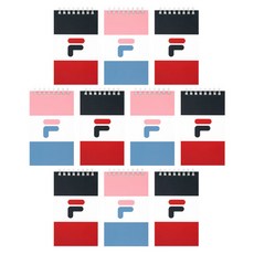 FILA 斐樂 WONNIE FRIENDS聯名穿孔筆記本, 隨機出貨, 10入