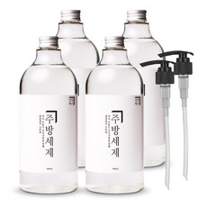 Salrimbaekseo 餐具清潔劑+專用壓頭, 1L, 4個