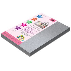 Twinkle Star 厚珠光紙 No.DT04 銀色 120張 200g, 1個