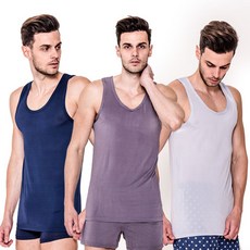 TERAWOOD 男款運動涼感背心 3入組