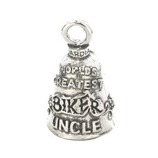 가디언벨 WORLDS GREATEST BIKER UNCLE 오토바이 엑세서리, 혼합 색상, 1개