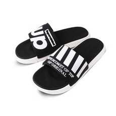 鞋子情侶氣墊水色拖鞋18802, 黑色的, 245