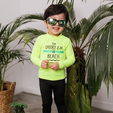 孩童防曬泳衣套裝