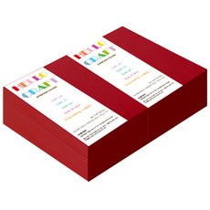 paperculture 雙面壓紋紙 達文西壓紋 B6 No.30 紅色, 480張