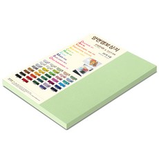 paperculture 雙面壓紋紙 達文西壓紋 4開 No.83 淺綠色, 60張
