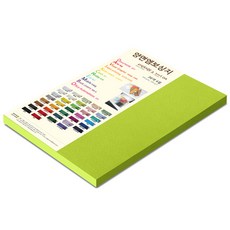 paperculture 雙面壓紋紙 達文西壓紋 4開 No.77 苔蘚黃, 60張