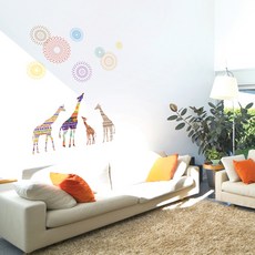 FIXPIX 現代壁貼 非洲之夜 壁貼 PS60050 2入, 混合顏色