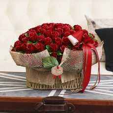 innatural 皂花 Merimi 100 花籃, 紅色