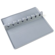 Market Pio廚房矽膠烹飪工具墊, 灰色的, 1個