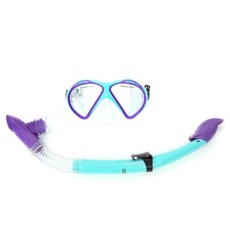 aTIna 青少年潛水用面鏡+呼吸管 J192, 薄荷