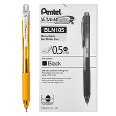 Pentel 飛龍 BLN105FAX 0.5mm, Black, 12個