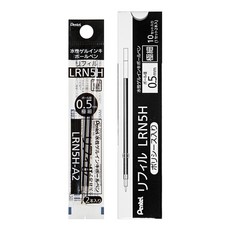 Pentel 飛龍文具 圓珠筆尖 0.5mm LRN5H-A2, 黑色的, 10片