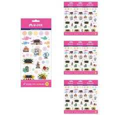 Uniart 教育用傳統透明貼紙, 混合顏色, 10個