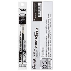 派通 Pentel LRN5-A 替芯 0.5mm, 黑色, 1套, 12個