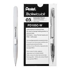 펜텔 테크니클릭 샤프 PD105C-W, 0.5mm, 12개