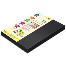 紙文化薄珍珠紙 閃亮星星 120g A4 No.05 墨色, 200張