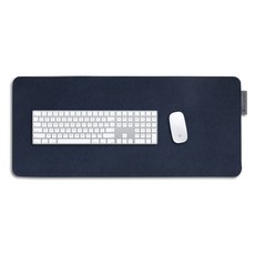 Alcantara 第2季 雙面 XL 滑鼠長墊 35 x 80 cm, 鈷藍色, 1個