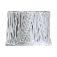 E-home baking 馬卡龍色系束帶, 白色, 10cm