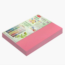 paperculture New C-Plain 雙面色紙 A4 No.32 康乃馨粉紅色 240張, 1組