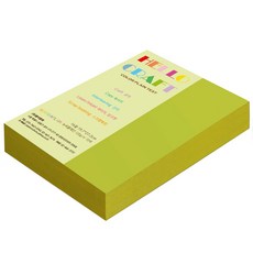 paperculture 雙面色紙 New C-Plain 16開 No.59 黃綠, 280張