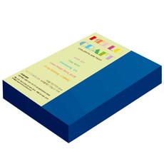 紙文化雙面色紙 新海藍色 16開 No.19 藍色, 280張