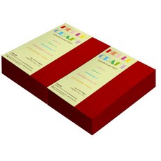 紙文化雙面色紙 新海藍色 A6 No.48 紅色, 800張
