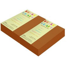 紙文化雙面色紙 新海藍色 A6 No.23 黃土色, 800張