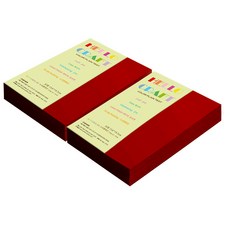 paperculture 雙面色紙 New C-Plain 32開 No.48 紅色, 560張