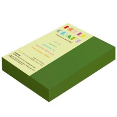 紙文化雙面色紙 新海軍藍色 16開 No.62 橄欖綠色, 280張