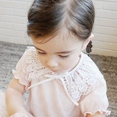 CHENNY BONGBONG 女童蕾絲領片