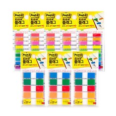 3M Post-it 9色抽取式指示標籤貼 5入+5色抽取式指示標籤貼 3入, 1套