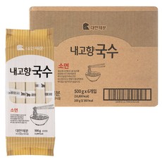 대한제분 내고향국수, 500g, 6개