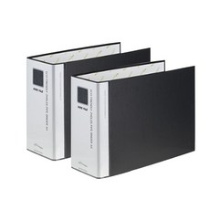 ECO Chungwoon 2孔檔案夾 A4 6*7cm, 黑色的, 2件