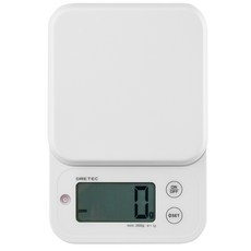 DRETEC 2kg廚房電子秤KS-251, KS-251, 白色的
