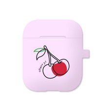 원베스트 코리아 에어팟 이어폰 케이스 시즌1, 체리